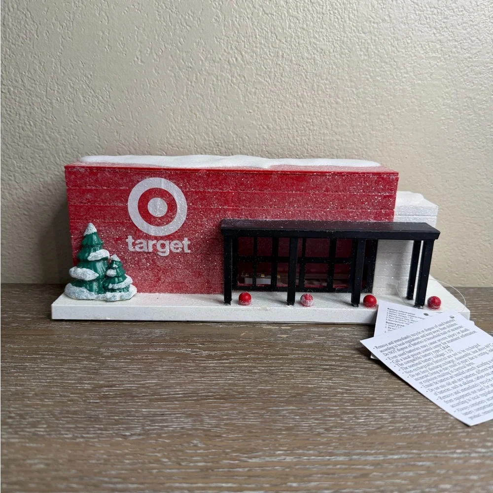 NWT Target Bullseye Playground Christmas 2025 Light Up LED Village Target Store